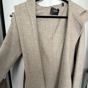 COPY - Theory grey wrap coat